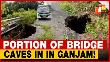 Portion Of Bridge In Odisha’s Ganjam Washed Away, Traffic Disrupted