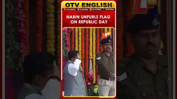 BJP President Nitin Nabin Unfurls Flag In Delhi For Republic Day