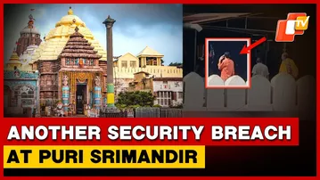 Viral Video Captures Man Using Mobile Phone Inside Puri Srimandir