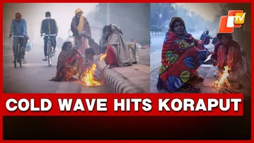 Cold Wave Grips Odisha’s Koraput, Daily Life Takes Hit