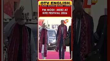 Modi, Merz Arrive For International Kite Festival 2026 In Ahmedabad