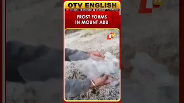 Watch: Frost Forms In Mount Abu, Rajasthan As Temperature Dips