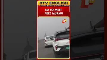 Delhi: FM Sitharaman Heads To Rashtrapati Bhawan Ahead Of Budget