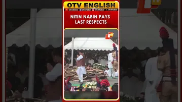 BJP President Nitin Nabin Pays Last Respects To Deputy CM Ajit Pawar