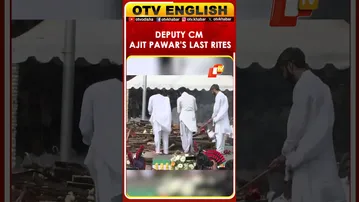 Sons Perform Last Rites For Deputy CM Ajit Pawar In Baramati