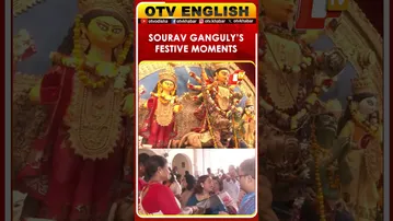 Maha Ashtami: Sourav Ganguly Visits Babubagan Pandal In South Kolkata