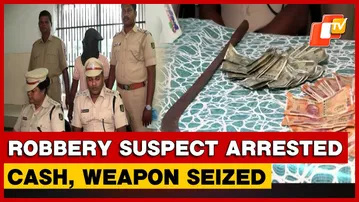 Suspect Held For Robbing Microfinance Agent In Balasore; Cash, Weapon Seized By Police