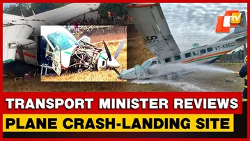 Rourkela Charter Aircraft Crash-Landing: Transport Minister Reviews Site, Assures Thorough Probe
