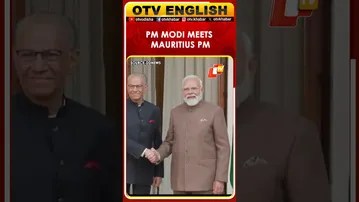 Mauritius PM Navin Ramgoolam Meets PM Narendra Modi In Delhi