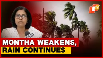 Severe Cyclone Montha Weakens: Heavy Rain, Gusty Winds Continue In Parts Of Odisha