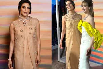 Priyanka Chopra with Blackpink's Lisa