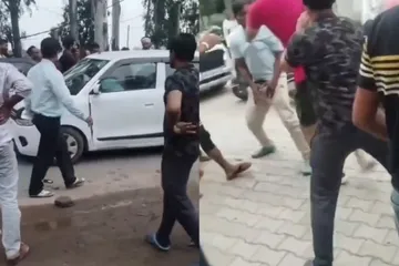 Haridwar Viral Video Kanwariyas attack Muslim Family