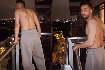 Elvish Yadav Shirtless Video London