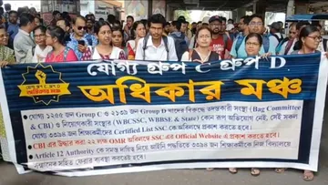 SSC recruitment scam  ,Group C and D job termination,  Adhikar Manch protest,  OMR sheet disclosure  ,Reinstatement demand,এসএসসি নিয়োগ কেলেঙ্কারি,  গ্রুপ সি ও ডি চাকরিচ্যুতি,  অধিকার মঞ্চ বিক্ষোভ,  OMR শিট প্রকাশ  ,পুনঃনিয়োগ দাবি