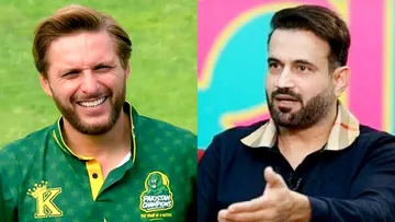 Shahid Afridi and Irfan Pathan