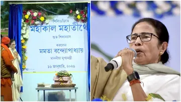 Mahakal Mahatirtha, Siliguri Mahakal Temple, Mamata Banerjee, Mahakal Temple foundation stone, Siliguri news, North Bengal tourism, religious tourism West Bengal, Shiva temple India, West Bengal government projects, tallest Mahakal statue, international convention centre Siliguri, Jagannath Dham Digha, Durga Angan New Town, Gangasagar Mela, Bengali migrant workers issue