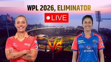 WPL 2026 Eliminator Gujarat Giants vs Delhi Capitals Live Scorecard in Gujarati