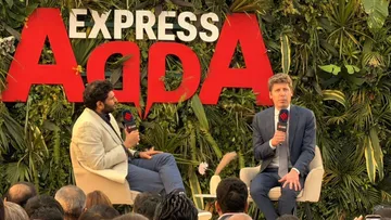 Sam Altman at Express Adda