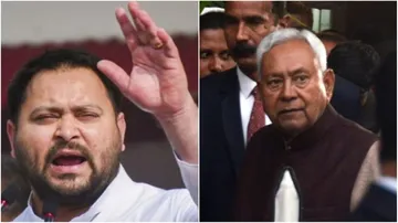 RJD leader Tejashwi Yadav Bihar Chief Minister Nitish Kumar