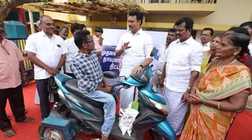 TN Minister Anbil Mahesh Poyyamozhi  Thayumanavar Scheme Thiruverumbur Tamil News