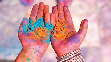 Lahore Krishna Mandir Holi