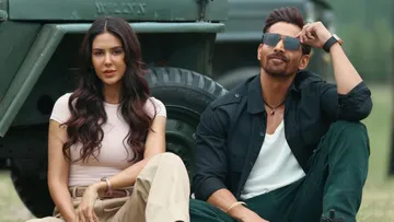 Sonam Bajwa (L), Harshvardhan Rane (R)