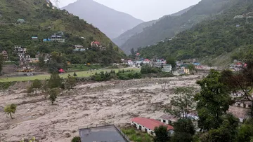 Cloudburst in Kullu Sainj Valley