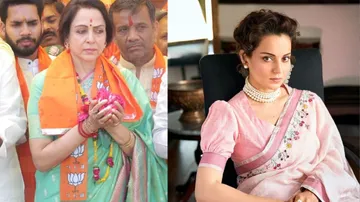 Hema Malini and Kangna Ranaut