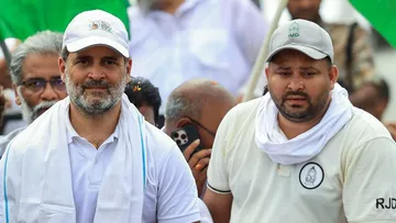 Rahul Gandhi Tejashwi Yadav Mahagathbandhan RJD Congress Bihar Elections