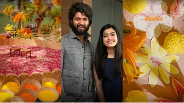 Vijay Deverakonda Rashmika Mandanna Haldi