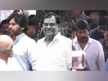 Chiranjeevi, Pawan Kalyan (Photo/ANI)