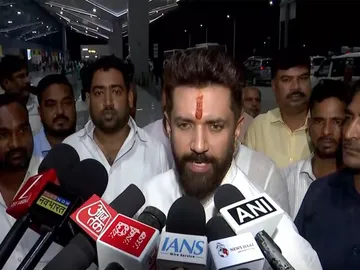 LJP(RV) President and Union Minister Chirag Paswan. (Photo/ANI)