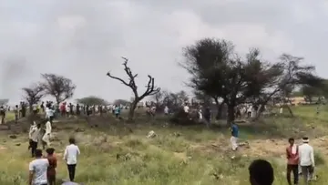 Indian Airforce Plane Crash in Rajasthan News update in hindi