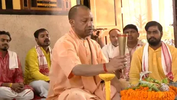 CM Yogi Rudrabhishek