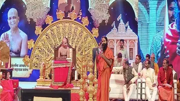 Swami Ramdev and Prasanna Sagarji Maharaj