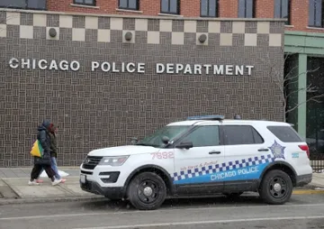 Chicago,Chicago Police Department,Chicago Police,Chinatown , Source : Xinhua