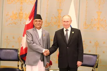 एससीओ समिट : नेपाल पीएम ओली ने पुतिन से की मुलाकात, द्विपक्षीय सहयोग पर हुई चर्चा
