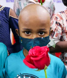 Chennai: Children celebrate Rose Day at hospital to support cancer patients