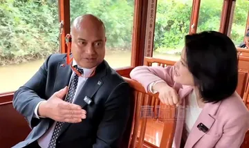 मुझे च्यांगमेन के बारे में और अधिक जानने की उम्मीद है : नौरू के राष्ट्रपति