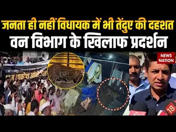 Maharashtra में Leapord की दहशत में जनता और MLA, वन विभाग के खिलाफ कर रहे प्रदर्शन | Satyajeet Tambe