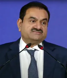 Mumbai : Adani Group Chairman Gautam Adani addresses students at Jai Hind College