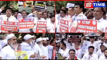 AAMSU Hits Delhi Streets Over Evictions in Assam