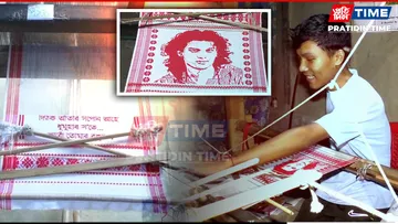 How a Young Weaver from Tamulpur Brought Zubeen Garg to Life on His Loom