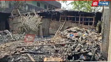 A youth was burnt alive in a fire at Bamunimaidam in Guwahati