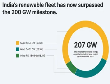 India renewable capacity