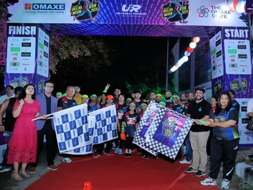 Omaxe Hosts Delhi Neon Run 2025 at Omaxe State, Dwarka