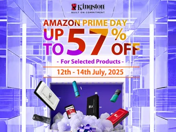 Kingston Technology Offers Up to 57% Off on Amazon Prime Day 2025
