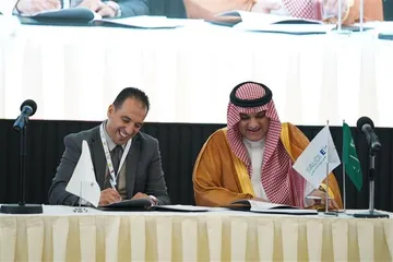 Mourad Mizouri and Mr Naif bin Othman Alajroush