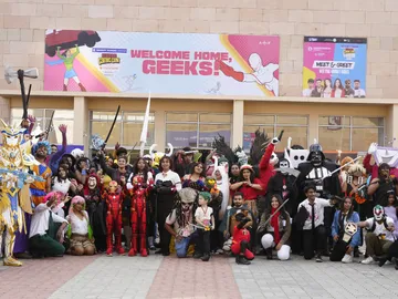 Cosplayers at the Hyderabad Comic Con, Oct 31st Nov 2nd, 2025