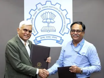 Mr Kishor Patil CEO KPIT Technologies and Prof Shireesh Kedare Director IIT-Bombay